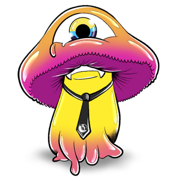 Mushy Services Mushy, the VISIV mascot, wearing a tie on the services page